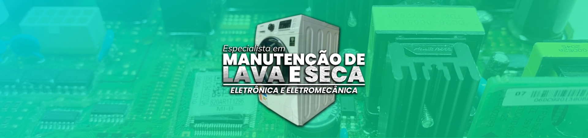 Manutenção de Maquinas Lava e Seca - Eletromecânica e Eletrônica